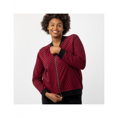 SUDADERA DE MUJER DE ALGODÓN ORGÁNICO BOO PRINT VERALUNA