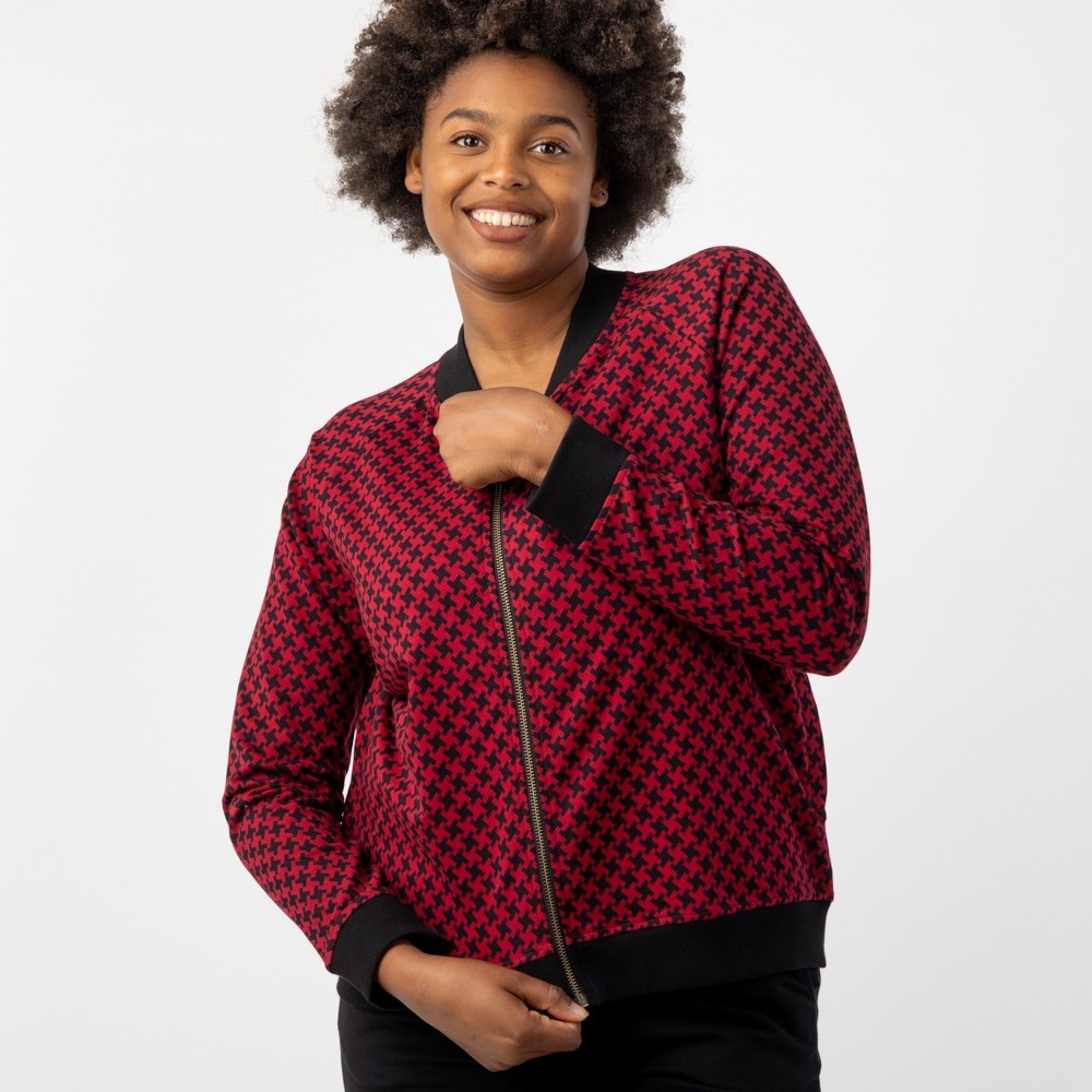 SUDADERA DE MUJER DE ALGODÓN ORGÁNICO BOO PRINT VERALUNA