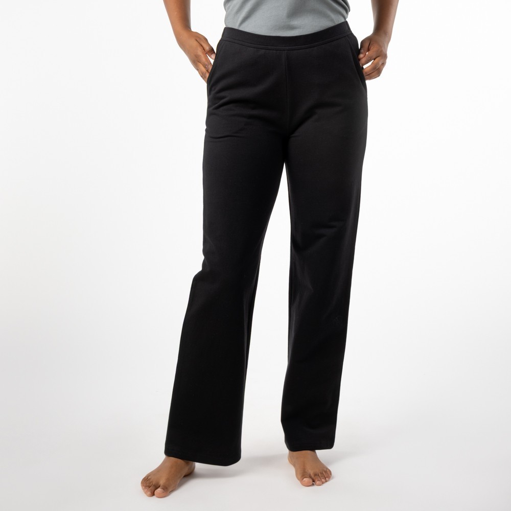 PANTALON DE MUJER DE ALGODÓN ORGÁNICO PALOLEM NEGRO VERALUNA
