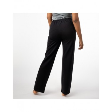 PANTALON DE MUJER DE ALGODÓN ORGÁNICO PALOLEM NEGRO VERALUNA
