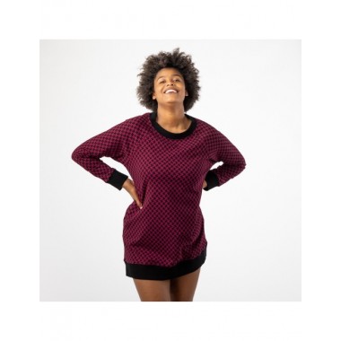 VESTIDO DE MUJER DE ALGODÓN ORGÁNICO UMA PRINT VERALUNA