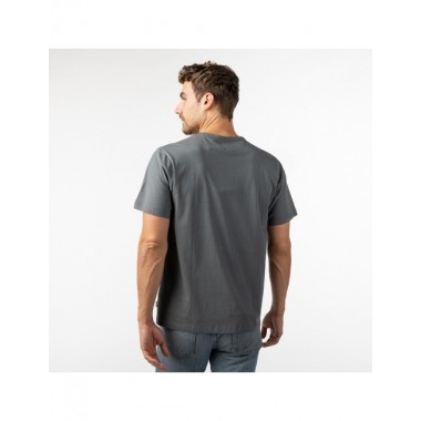 CAMISETA DE HOMBRE DE ALGODÓN ORGÁNICO KAKO COLOR CENIZA VERALUNA
