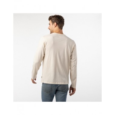 CAMISETA DE HOMBRE DE ALGODÓN ORGÁNICO POKOJ COLOR BRUMA VERALUNA