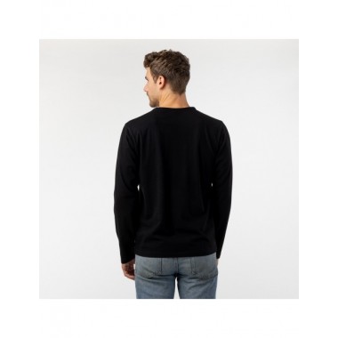 CAMISETA DE HOMBRE DE ALGODÓN ORGÁNICO POKOJ COLOR NEGRO VERALUNA