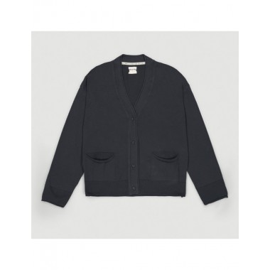 CARDIGAN CHAQUETA DE MUJER DE ALGODÓN ORGÁNICO TAPTI NEGRO VERALUNA