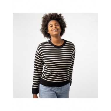 JERSEY DE MUJER DE ALGODÓN ORGÁNICO ONDA COLOR VERALUNA