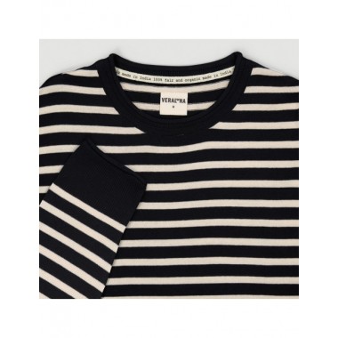 JERSEY DE MUJER DE ALGODÓN ORGÁNICO ONDA COLOR VERALUNA