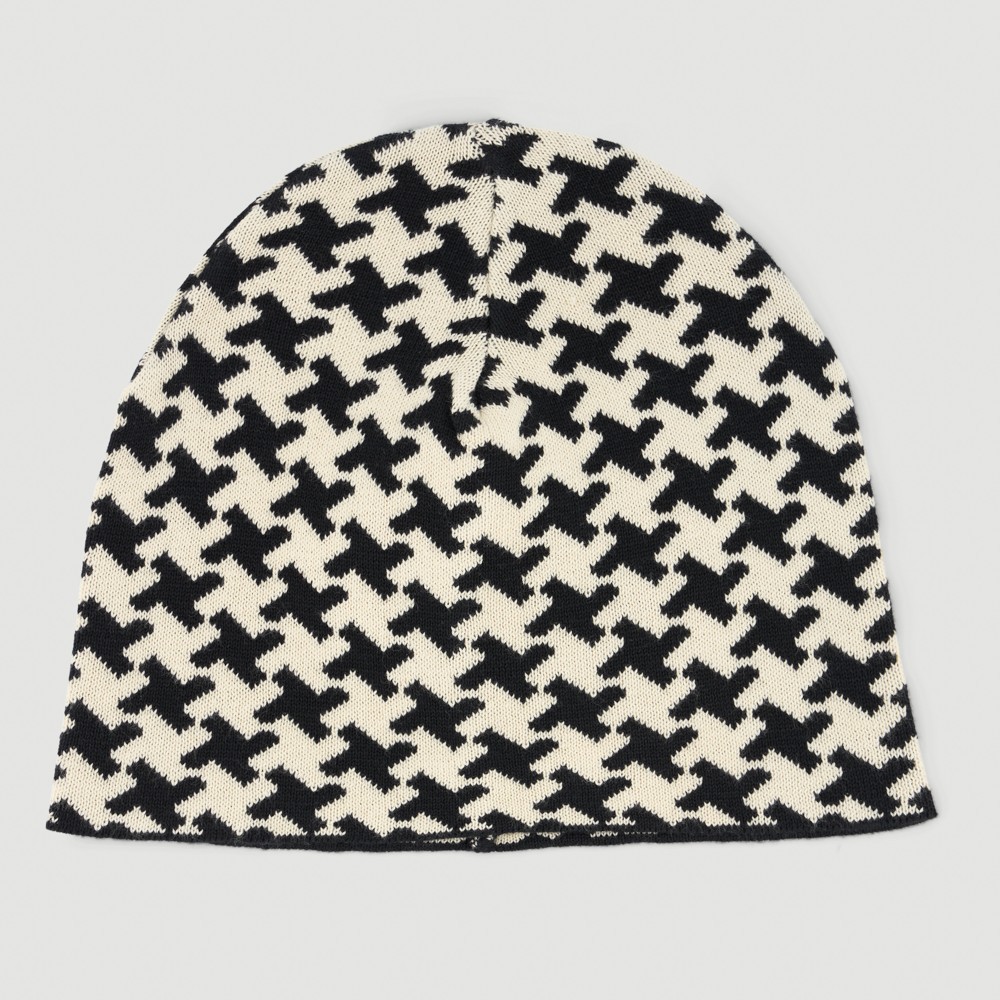 GORRO ARTESANAL DE ALGODÓN ORGÁNICO GO BRUMA NEGRO VERALUNA