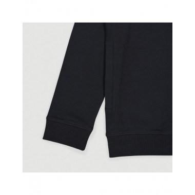 SUDADERA DE MUJER DE ALGODÓN ORGÁNICO BOO NEGRO VERALUNA