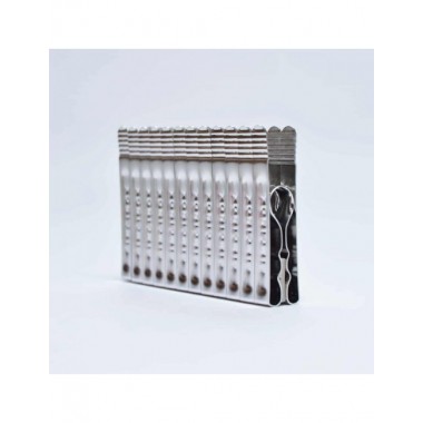 PINZAS DE ACERO INOX PACK 12 UDS