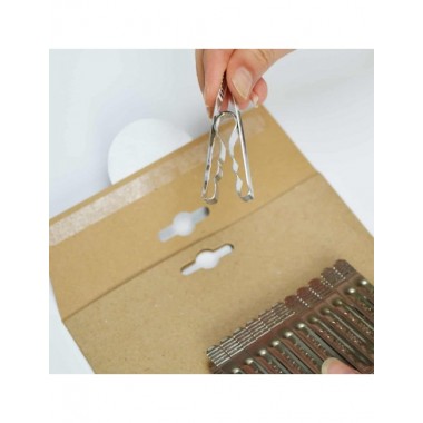 PINZAS DE ACERO INOX PACK 12 UDS