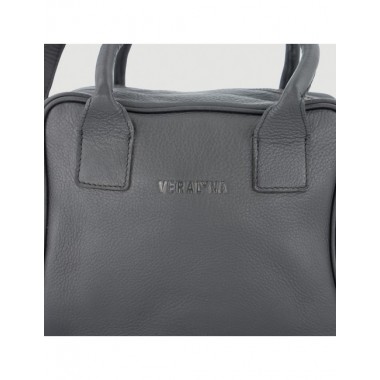 BOLSO HECHO A MANO DE PIEL MODELO RANKALA COLOR NEGRO VERALUNA