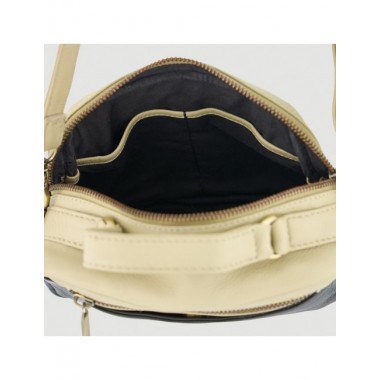 BOLSO HECHO A MANO DE PIEL MODELO CASTY SAUCE NEGRO VERALUNA