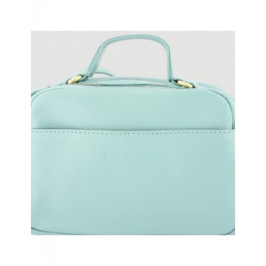 BOLSO HECHO A MANO DE PIEL MODELO CASTY COLOR TURMALINA VERALUNA