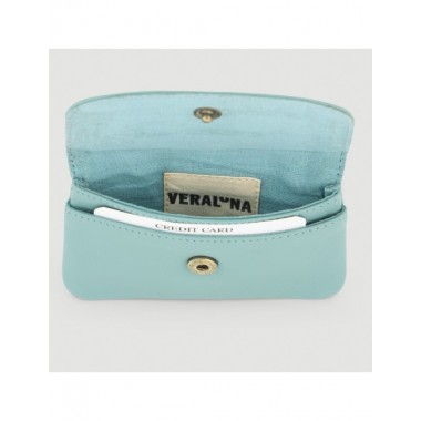 MONEDERO HECHO A MANO DE PIEL MODELO ARLI TURMALINA VERALUNA