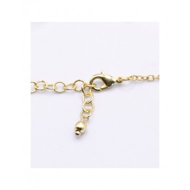 COLLAR ARTESANAL DE LATÓN COLOR SALVIA