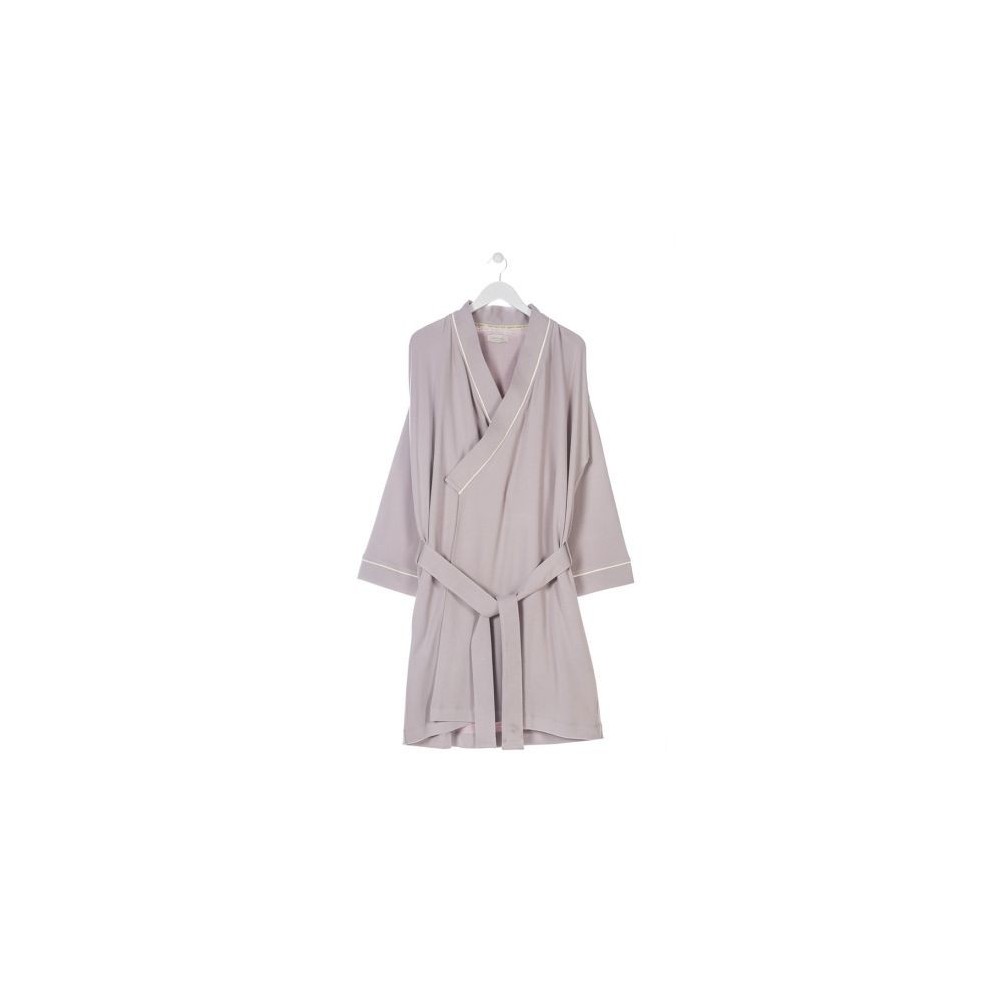 KIMONO PARA MUJER DE ALGODON ORGANICO EPSILON GRIS VERALUNA