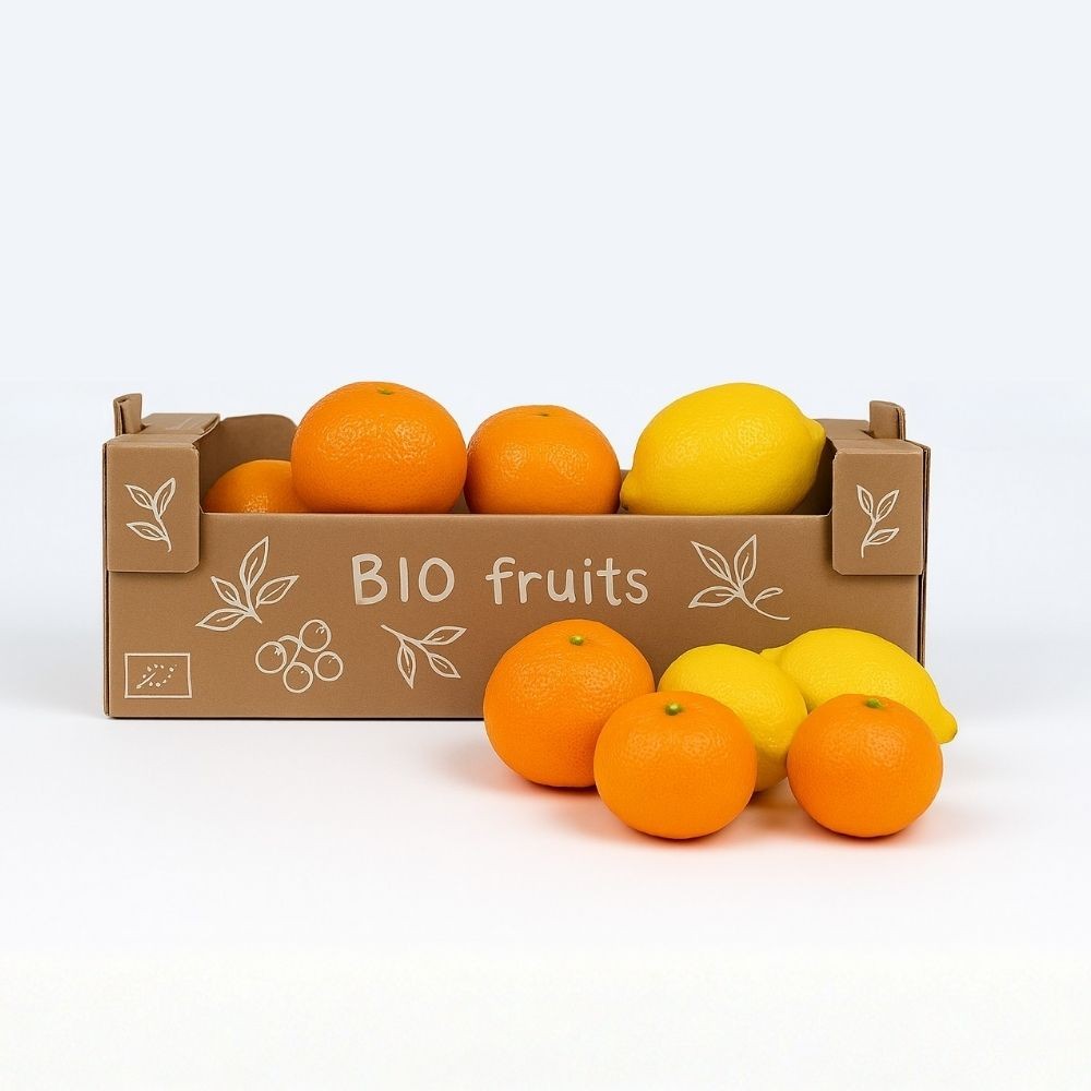 CAJA MIXTA 5 KG MANDARINAS Y LIMONES ECOLOGICOS COMPROMISO LOCAL