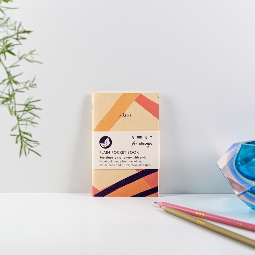 CUADERNO DE PAPEL RECICLADO A6 ROSA