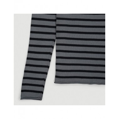 JERSEY DE MUJER DE ALGODÓN ORGÁNICO KAVEN COLOR CENIZA VERALUNA