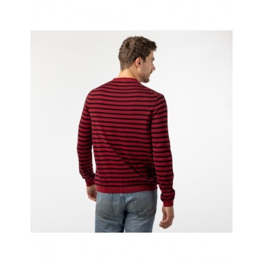 JERSEY DE MUJER DE ALGODÓN ORGÁNICO BRO COLOR ROJO VERALUNA