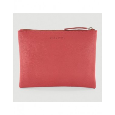 NECESER DE PIEL MODELO AS COLOR ROJO VERALUNA