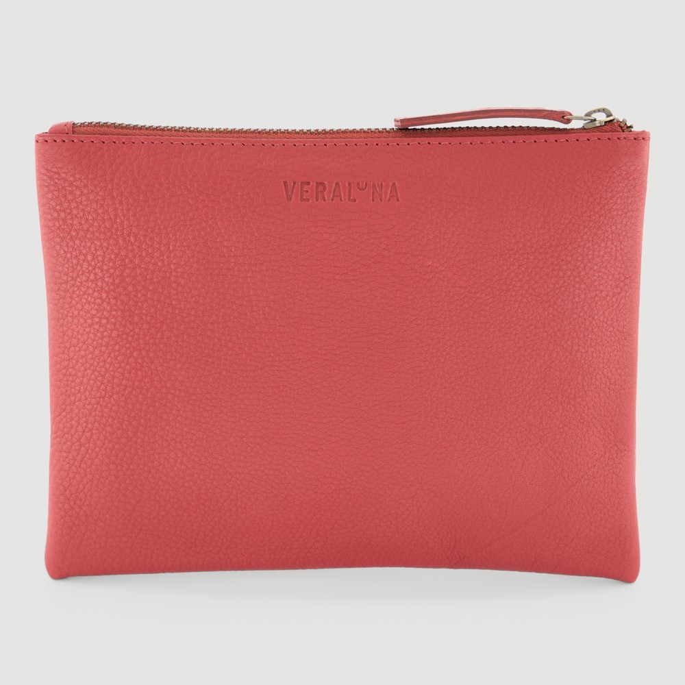 NECESER DE PIEL MODELO AS COLOR ROJO VERALUNA