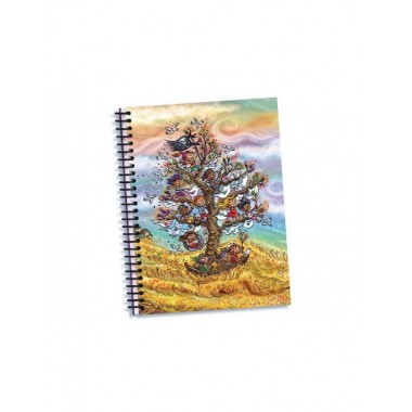 CUADERNO DE PAPEL RECICLADO MOTIVO JUEGO 10X14 CM