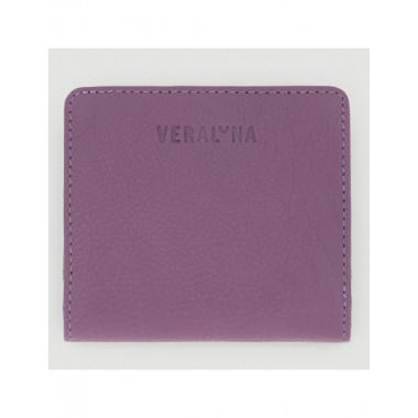 MONEDERO HECHO A MANO DE PIEL MODELO KIT PRUNO NEGRO VERALUNA