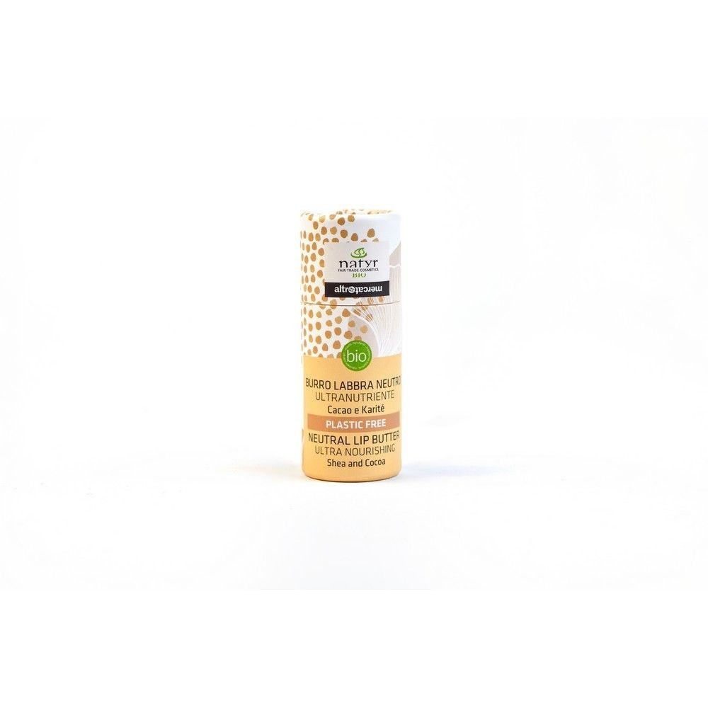 PROTECTOR LABIAL NEUTRO CON CACAO BIO 10 G NATYR