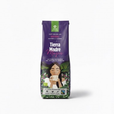 CAFÉ MOLIDO ECOLÓGICO NATURAL MUJER 250g TIERRA MADRE
