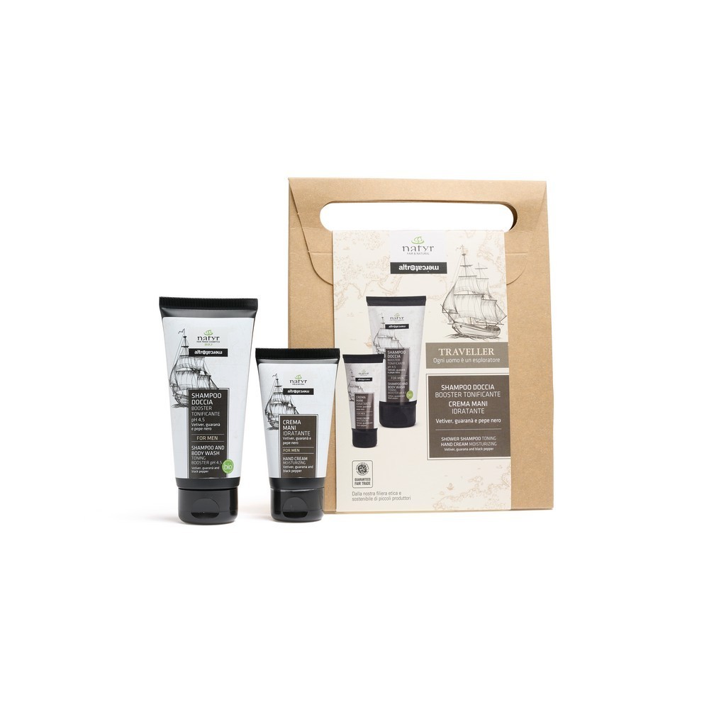 CAJA REGALO DE COSMÉTICA TAMAÑO VIAJE PARA HOMBRE NATYR