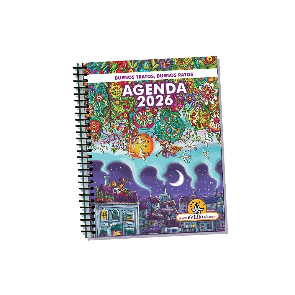 AGENDA 2026 DE PAPEL RECICLADO BUENOS TRATOS EKILIKUA