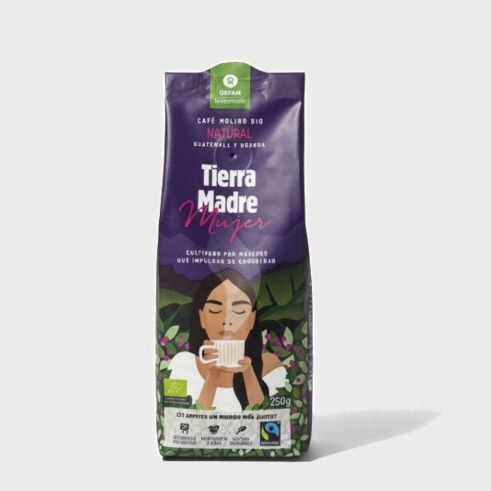 CAFÉ MOLIDO ECOLÓGICO NATURAL MUJER 250g TIERRA MADRE