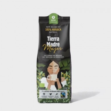 CAFÉ MOLIDO ECOLÓGICO 100% ARÁBICA MUJER 250g TIERRA MADRE