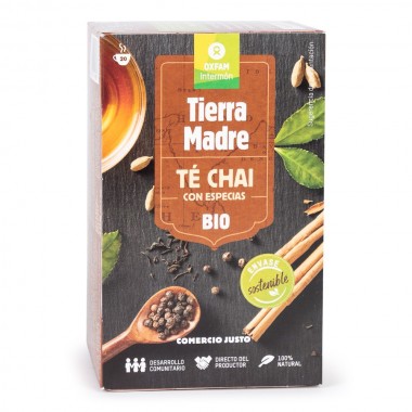  TÉ CHAI ECÓLOGICO CON ESPECIAS TIERRA MADRE