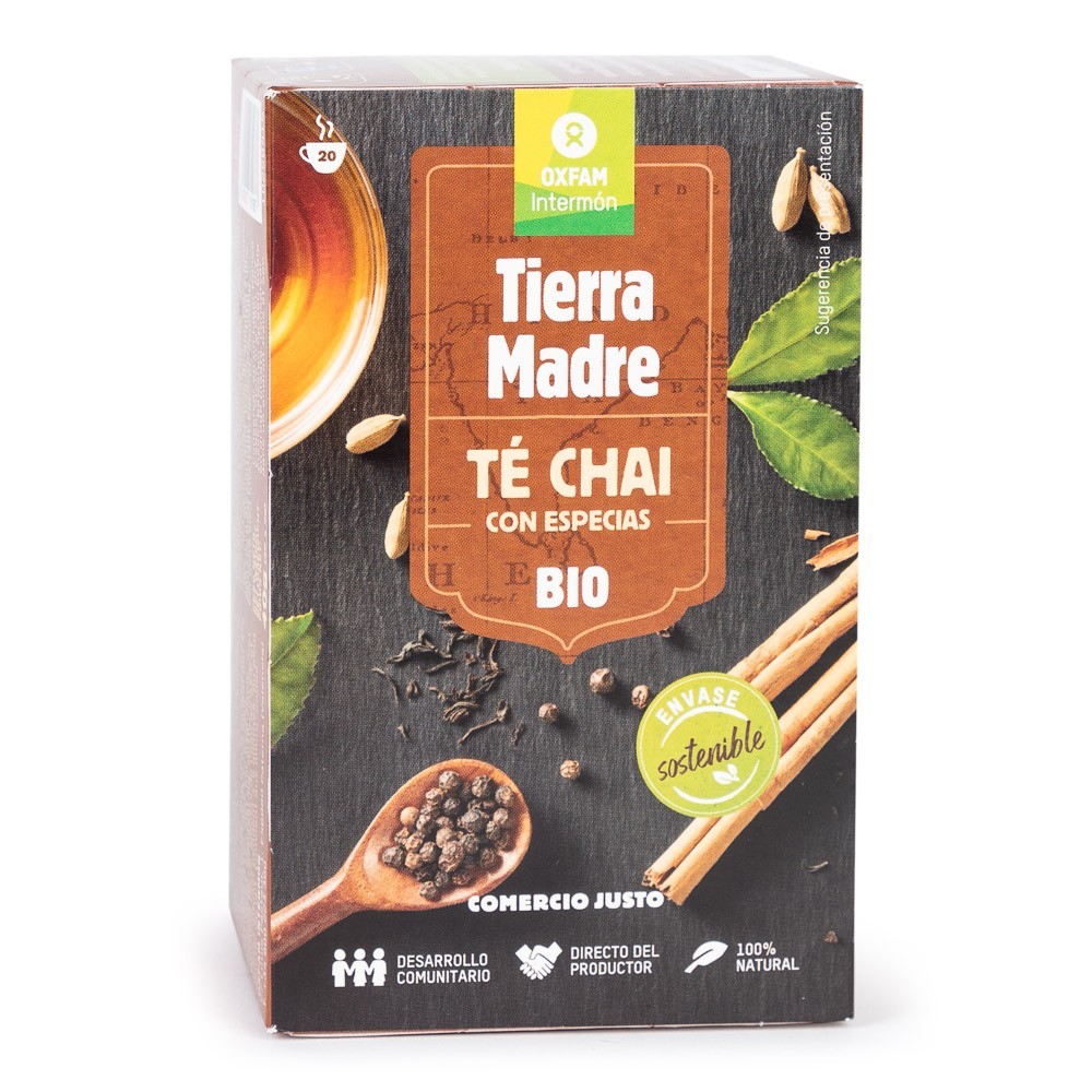 TÉ CHAI ECÓLOGICO CON ESPECIAS TIERRA MADRE