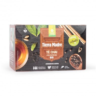 TÉ CHAI ECÓLOGICO CON ESPECIAS TIERRA MADRE