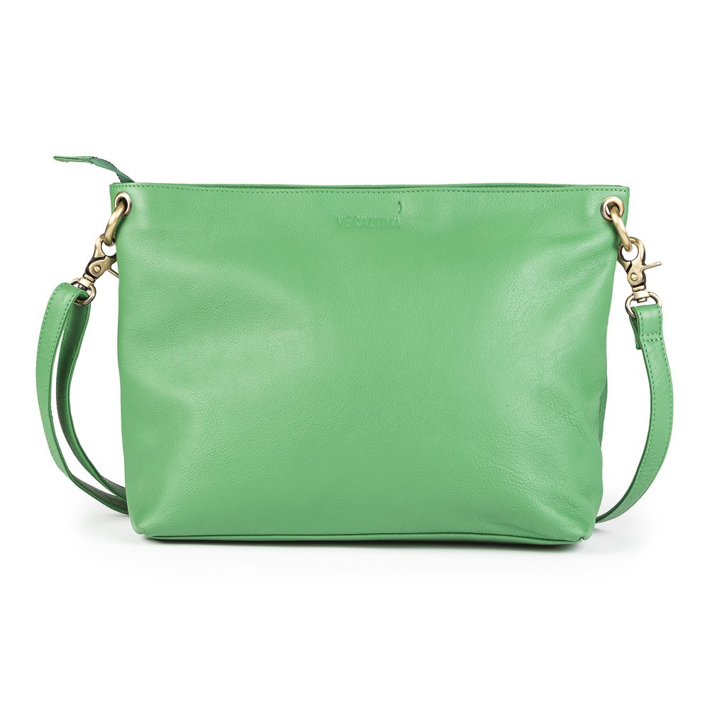 BOLSO PIEL NEKO COLOR VERDE SALVIA BOLSO PIEL NEKO COLOR VERDE SALVIA