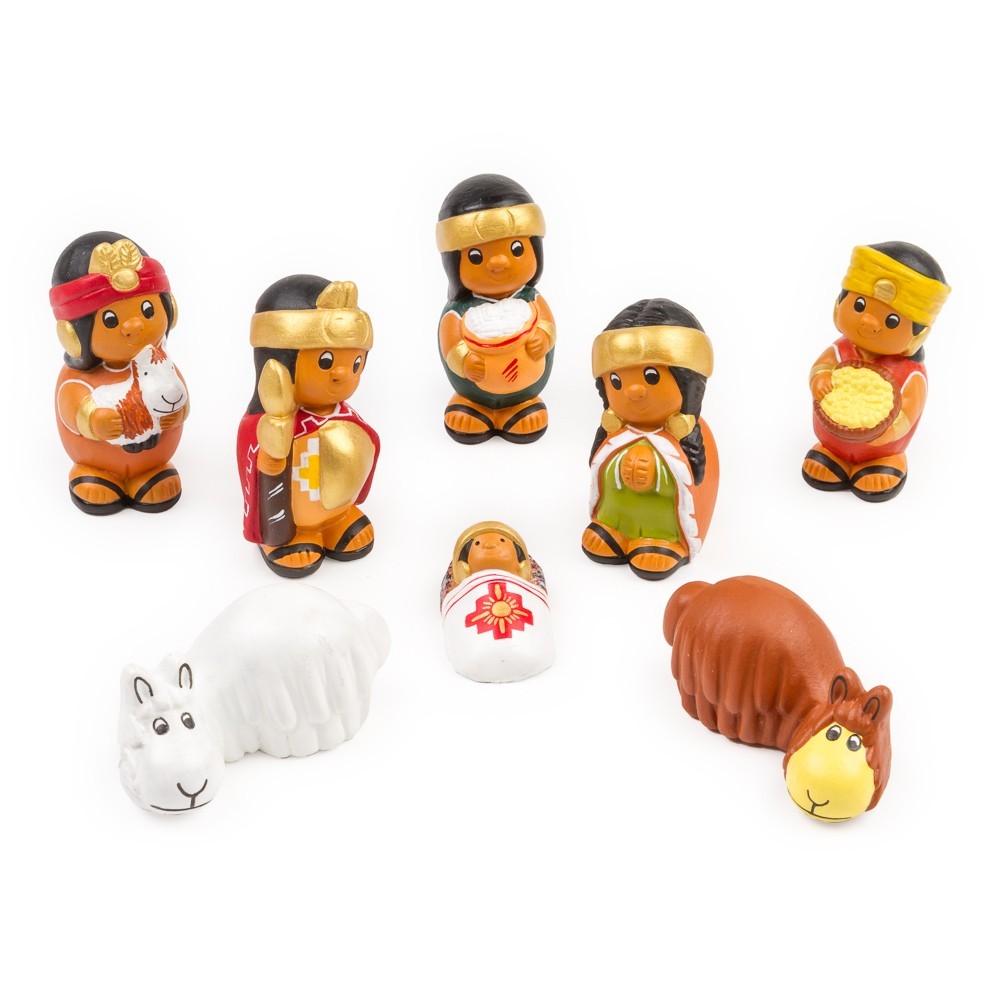 BELEN SET 8 PIEZAS NAVIDAD FAMILIA BELEN SET 8 PIEZAS NAVIDAD FAMILIA
