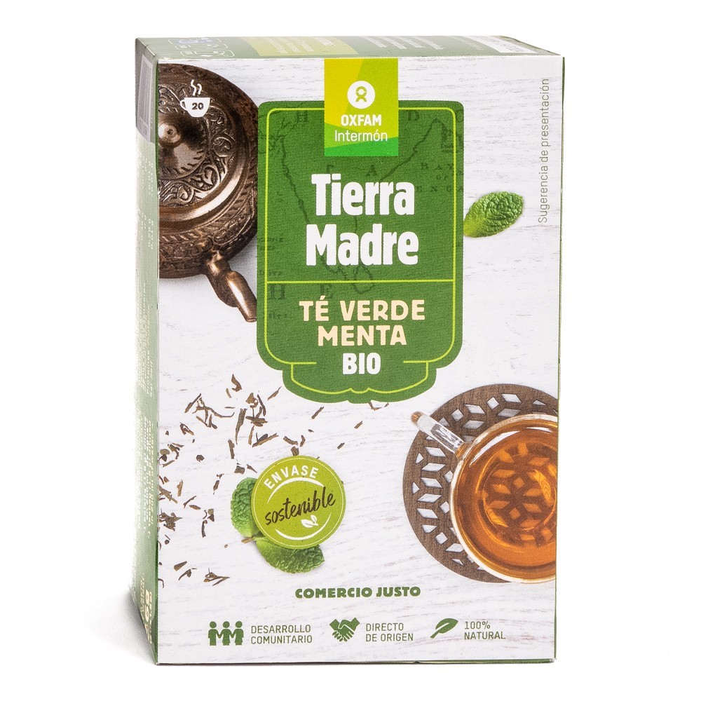 TE VERDE ORGÁNICO CON MENTA TIERRA MADRE