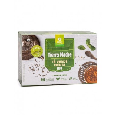 TE VERDE ORGÁNICO CON MENTA TIERRA MADRE