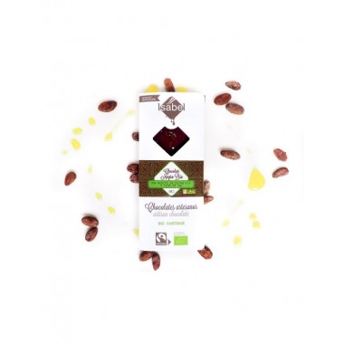 TABLETA CHOCOLATE ORGÁNICO NEGRO CON ACEITE DE OLIVA