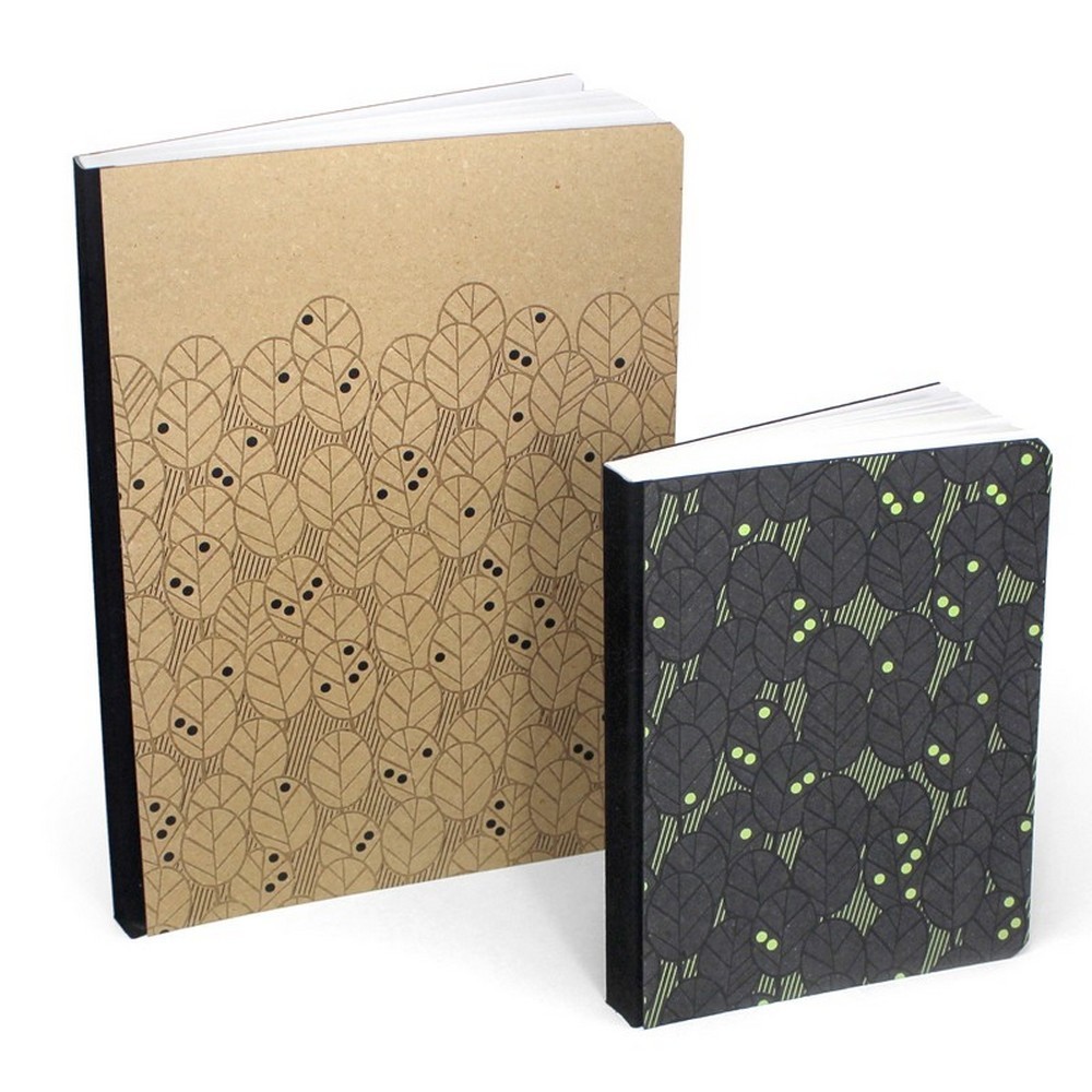 CUADERNO RECICLADO MODELO LEAVES NAT A5