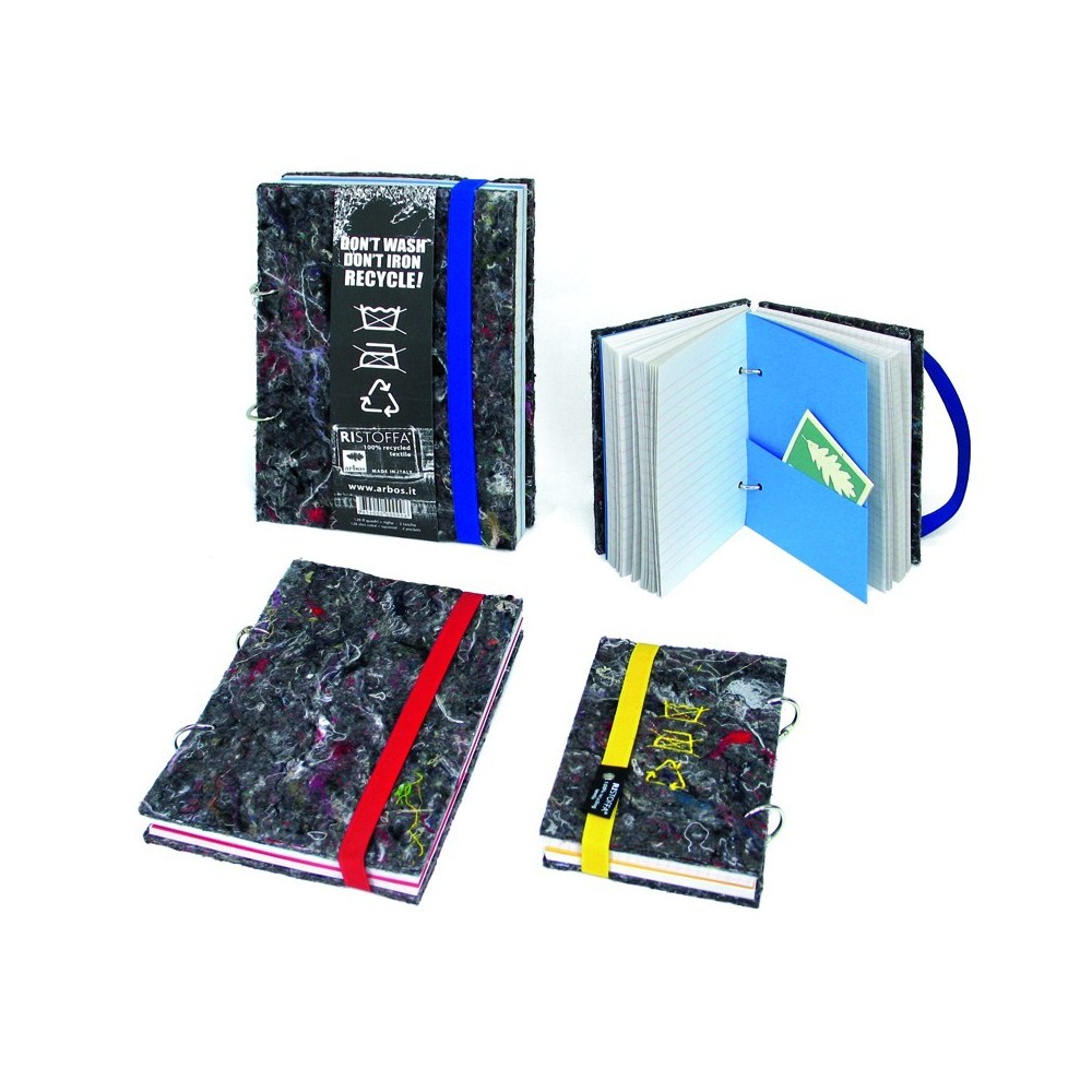 LIBRETA A6 TEXTIL RECICLADO