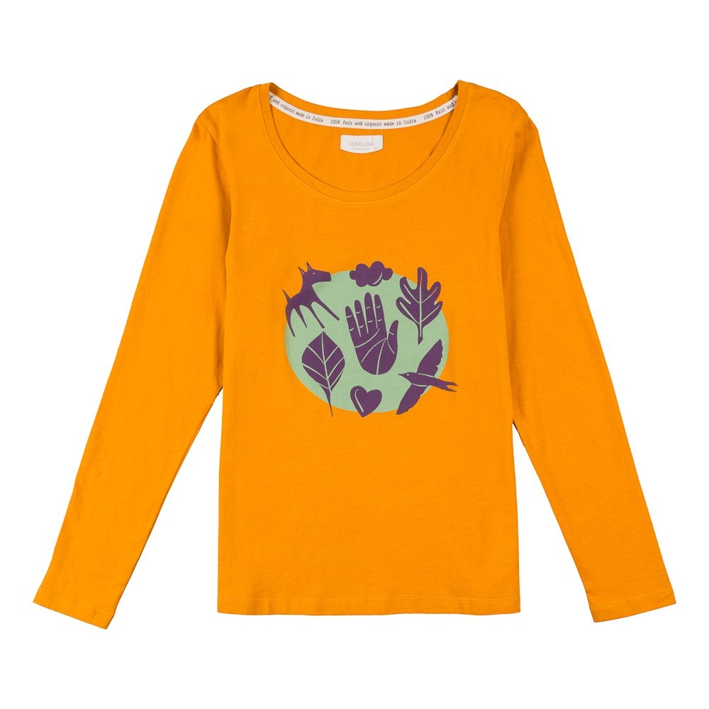 CAMISETA MUJER ORGANIC BASIC II CURCUMA CAMISETA MUJER ORGANIC BASIC II CURCUMA