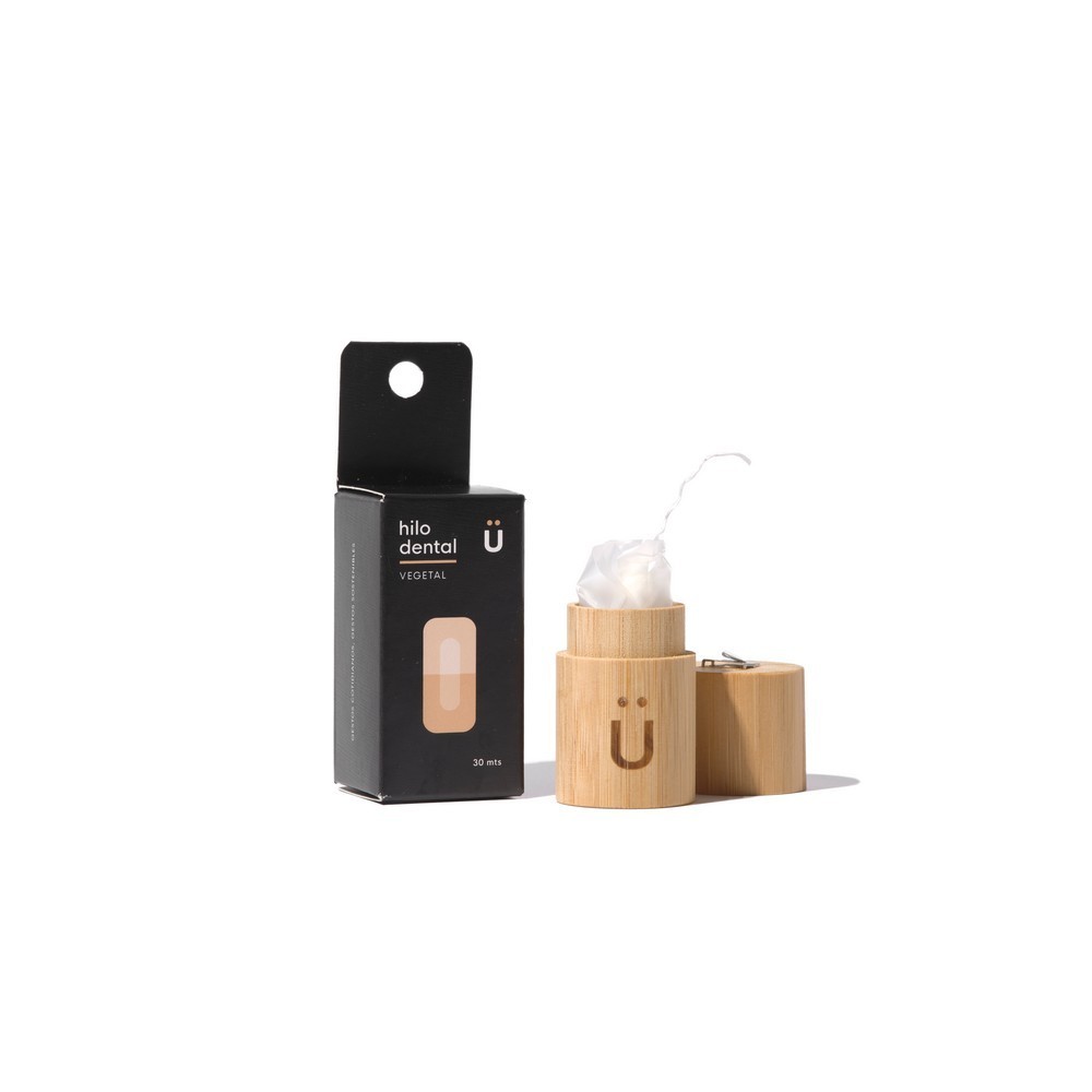 HILO DENTAL DE SEDA Y ESTUCHE HECHO DE BAMBU HILO DENTAL DE SEDA Y ESTUCHE HECHO DE BAMBU