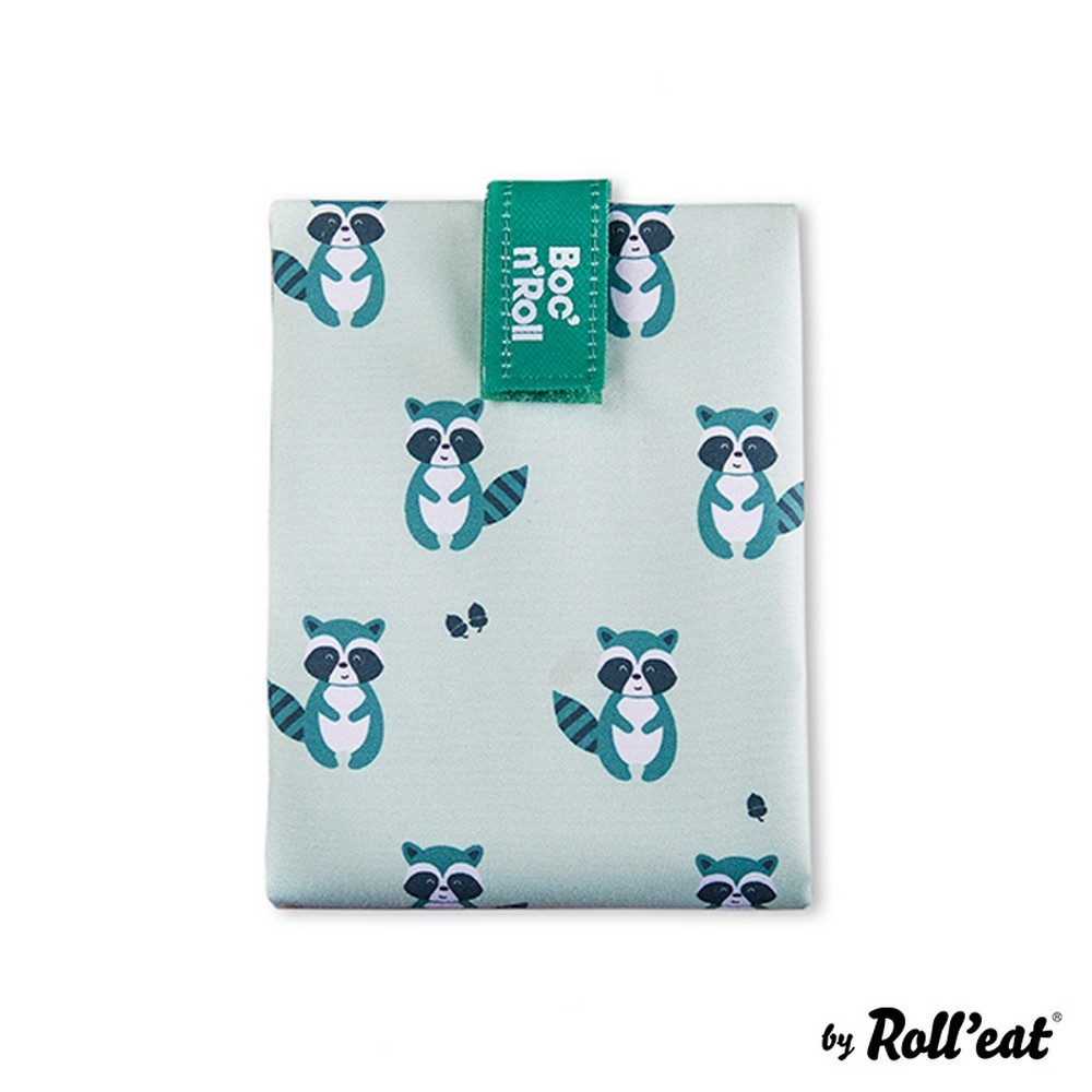  PORTABOCADILLOS REUTILIZABLE INFANTIL MODELO MAPACHE 