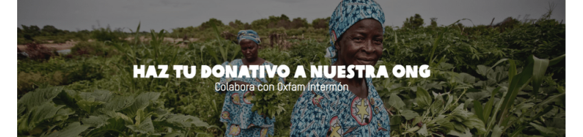 Contribuye a un futuro con igualdad y sin pobreza, dona a Oxfam Intermón